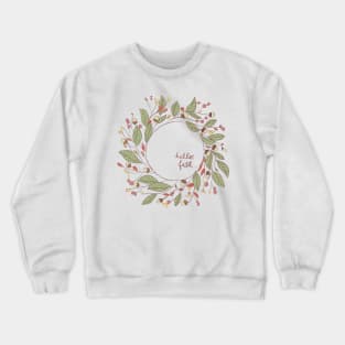 Fall Wreath Crewneck Sweatshirt